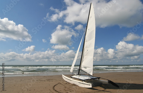 Catamaran on the Beach
