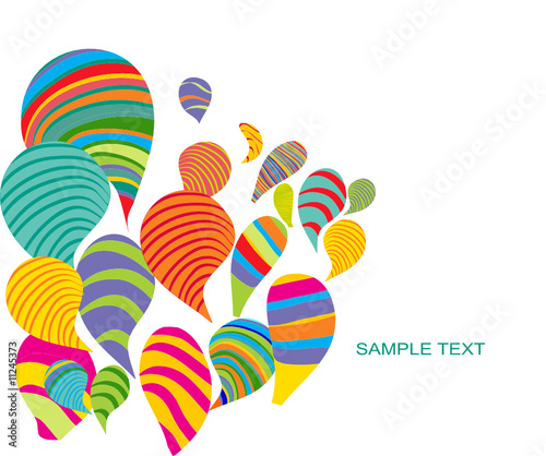 abstract fantasy and colorful background