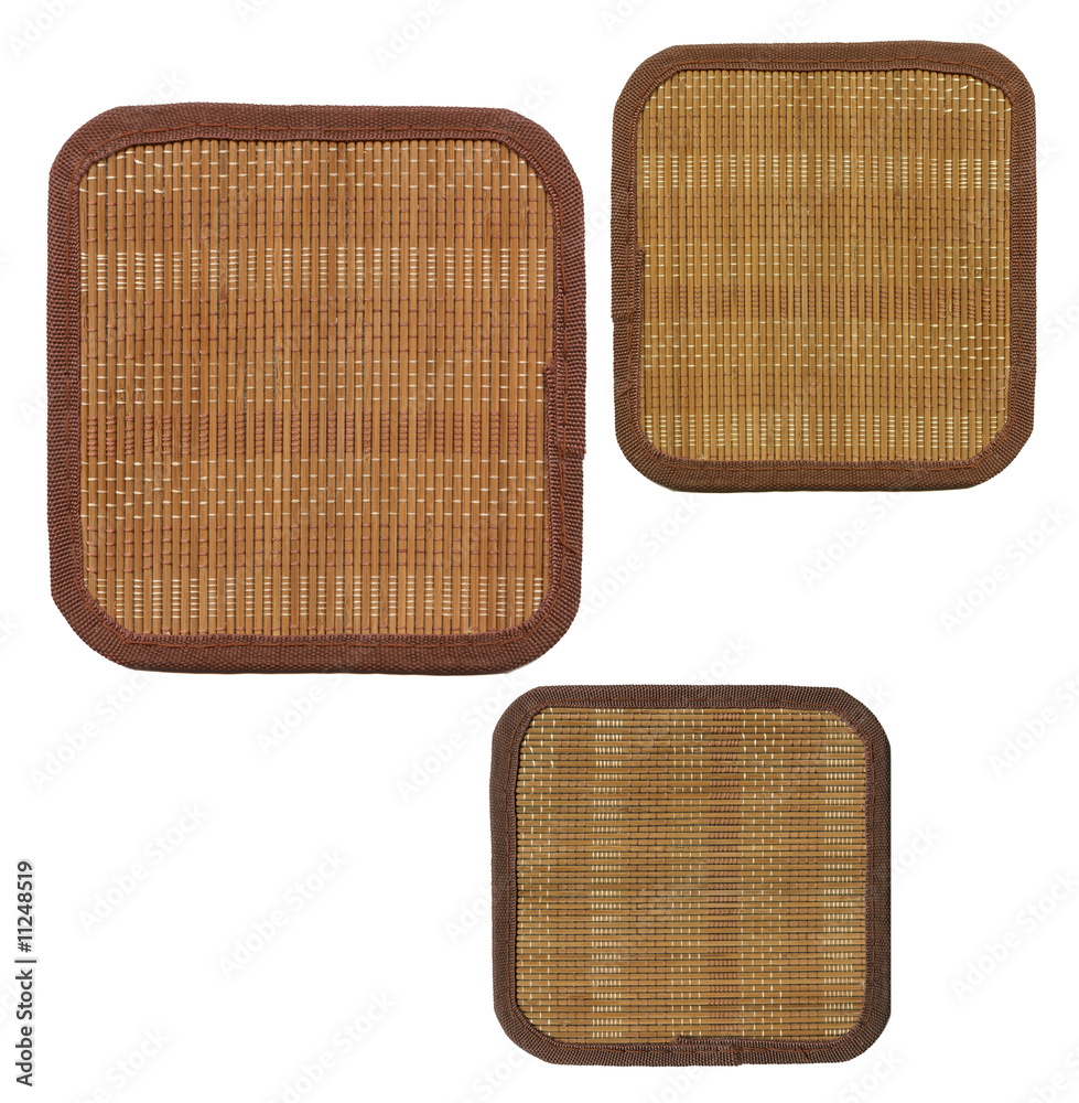Three bamboo support