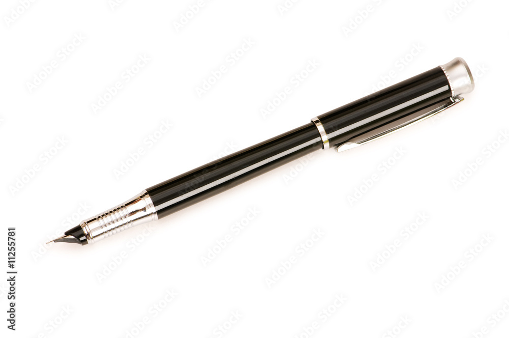 Writing pen isolated on the white background Writing pen isolated on the white background