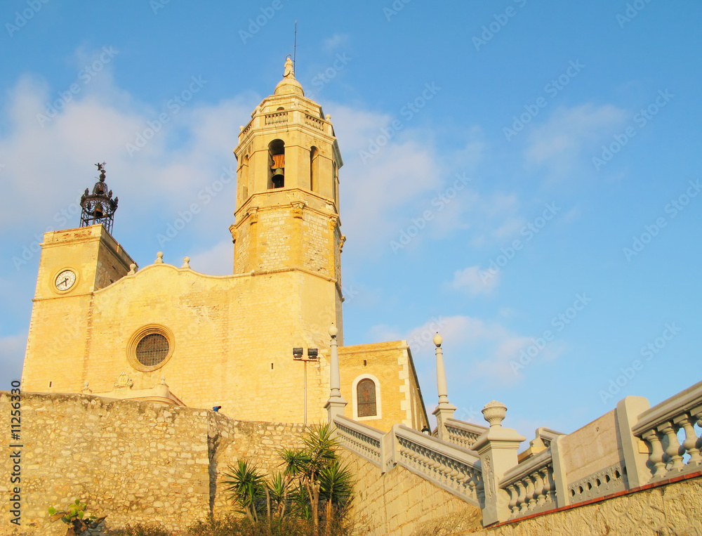 Obraz premium Sant Bartomeu in Sitges, Spain.