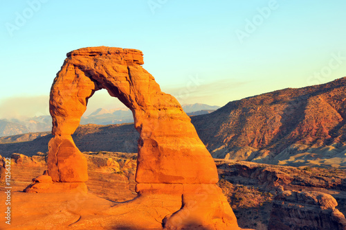 Delicate Arch in Arches National Park, Utah.