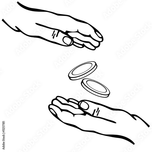 giving and receiving money