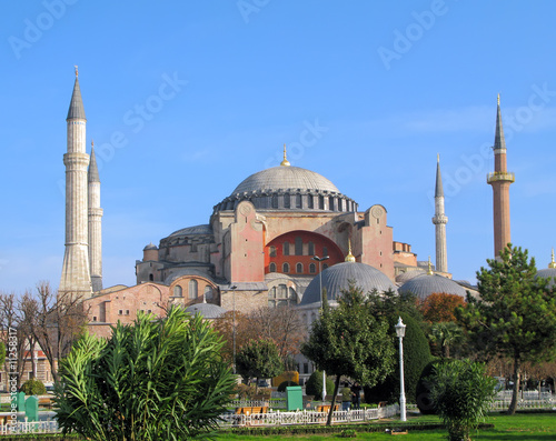 Hagia Sophia in Istanbul, Turkey.