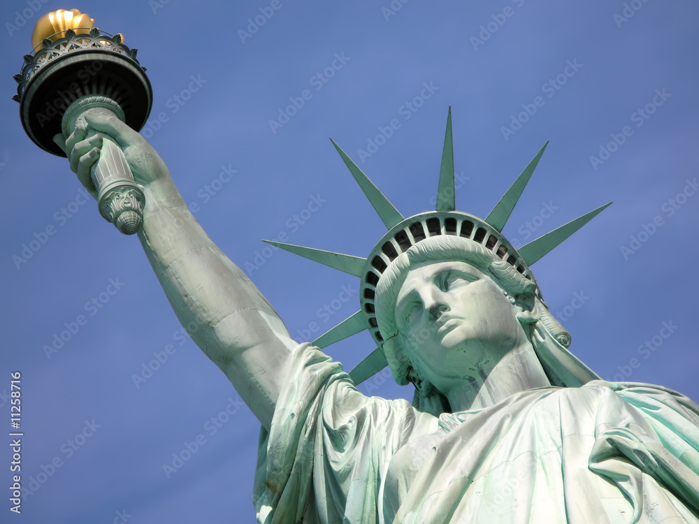 Naklejka premium Statua Wolności w Nowym Jorku.