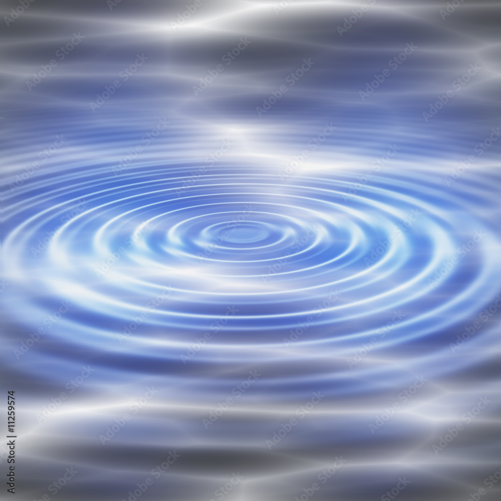 Misty blue ripple background