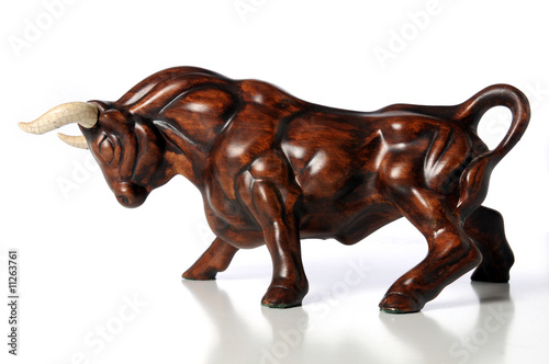 VIntage Sculpture of Bull