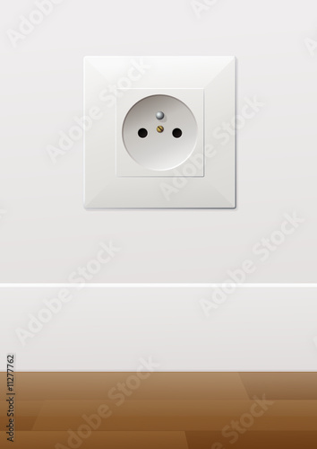 Prise électrique murale type E