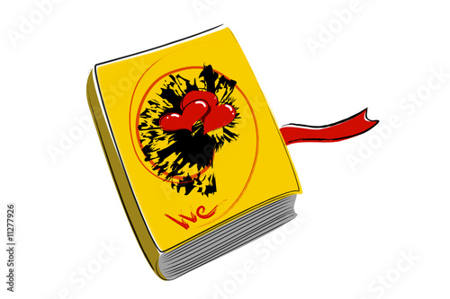 Libro giallo innamorati