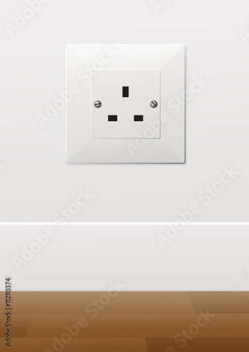 Prise électrique murale type G Angleterre