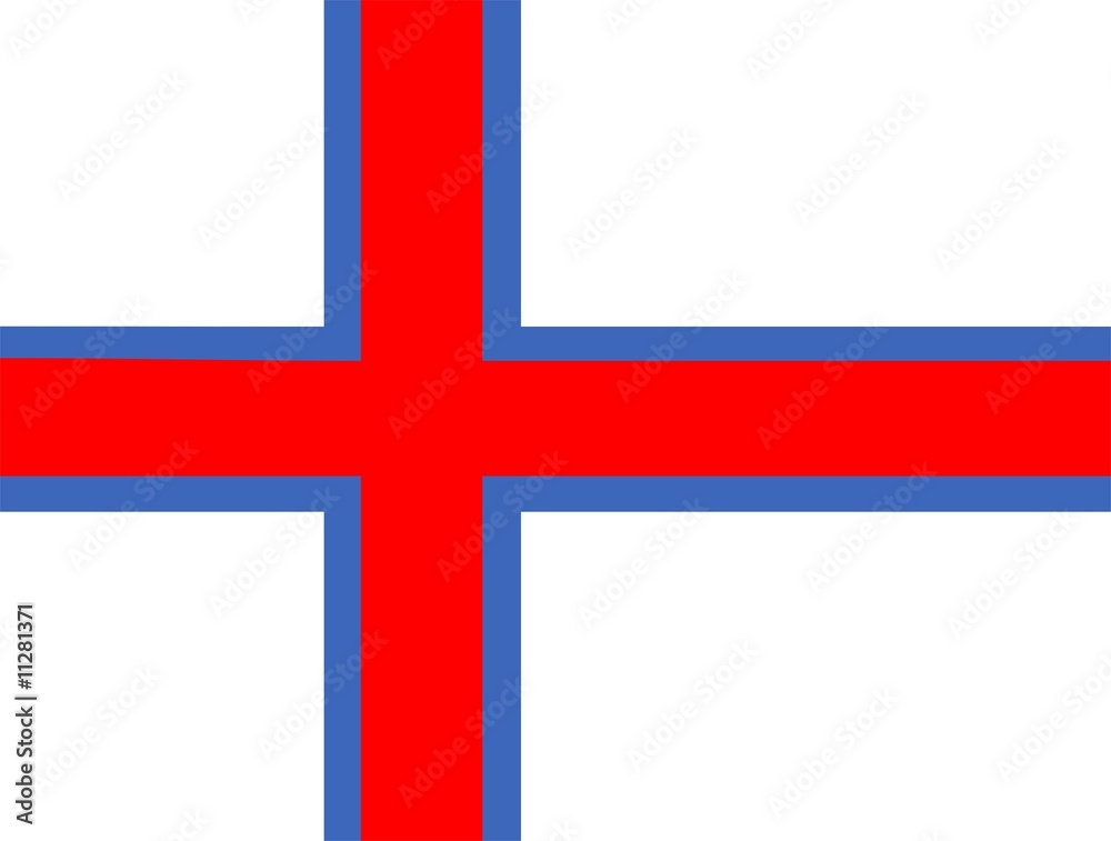 Obraz premium Faroe Flag