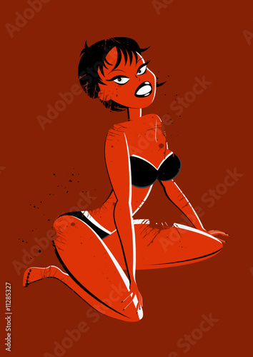 bikini teufel mädchen