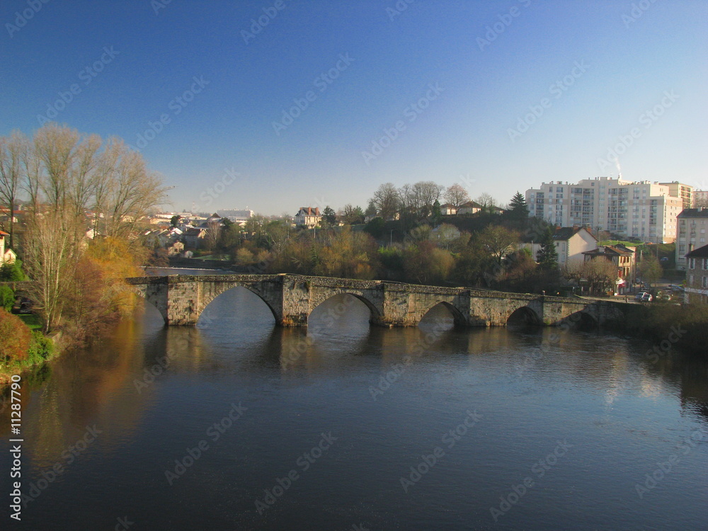 Naklejka premium Limoges, Haute-Vienne, Limousin