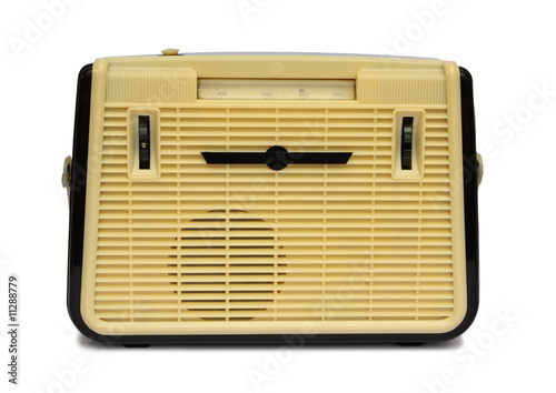 old transistor radio photo