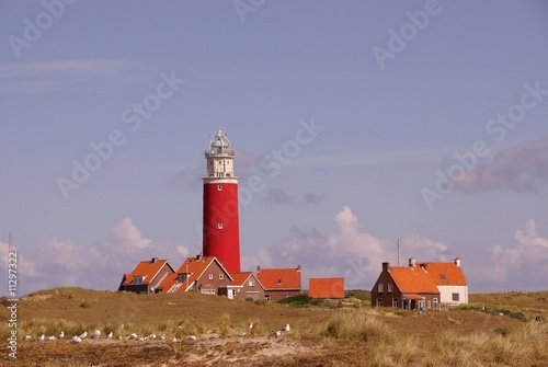 Thye lighthouse of Texel in the Netherlands