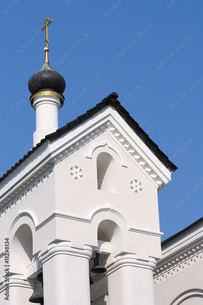 Belfry of russian church