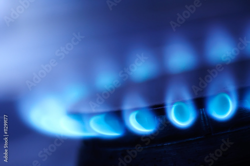 Natural gas flame photo
