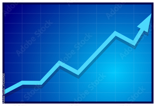 Business graph A1 - vector