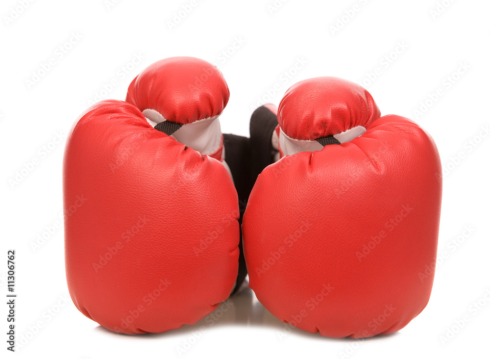 two red gloves