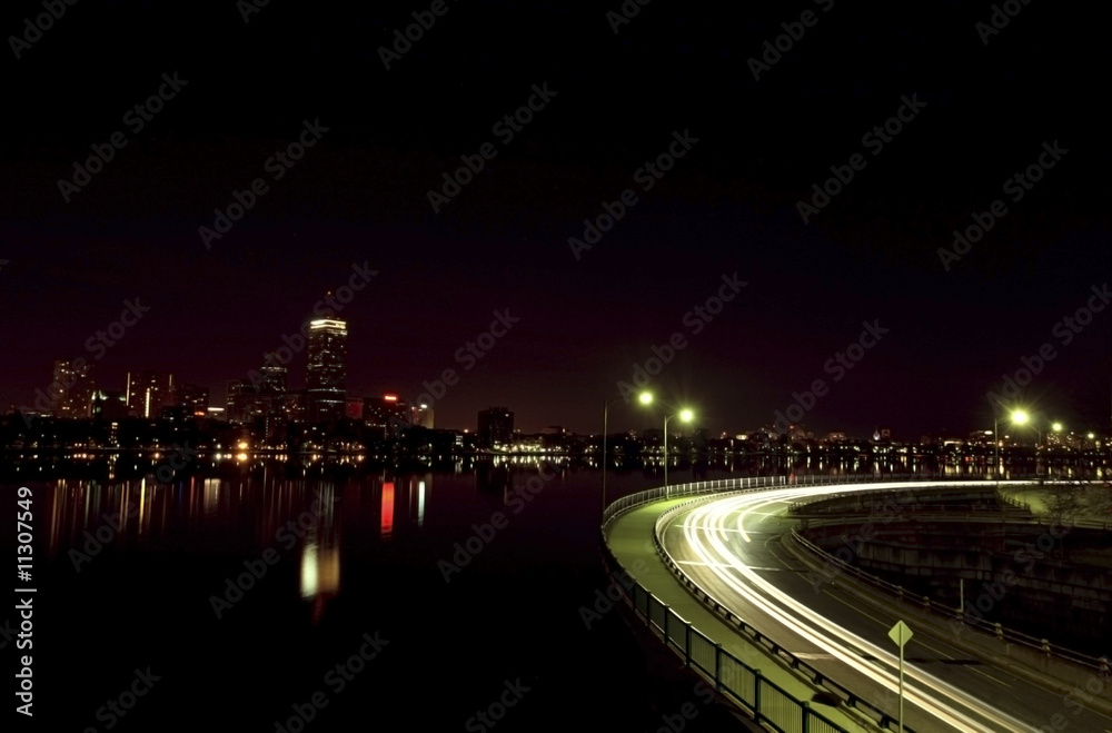 Fototapeta premium Boston at Night - 1