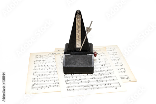 A metronome showing a regular rythym photo