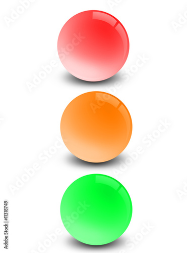 Fotografie, Obraz Coloured orbs