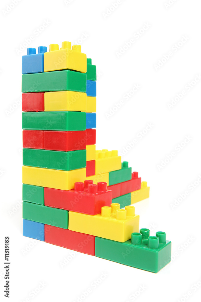Naklejka premium Brique construction