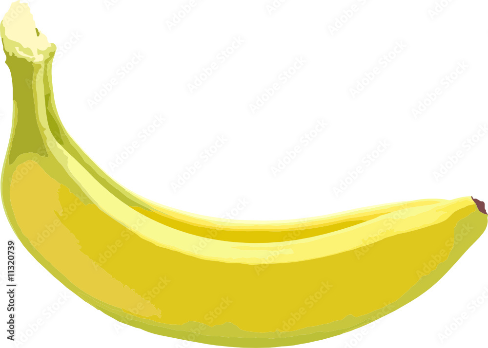 illustrated banana