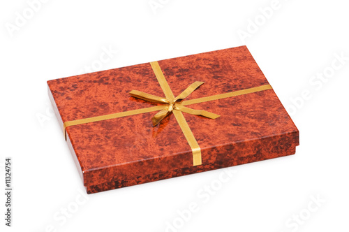 Gift boxes isolated on the white background