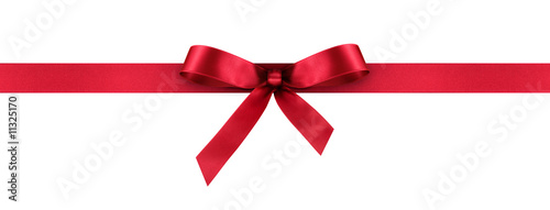rotes Geschenkband - Geschenkschleife