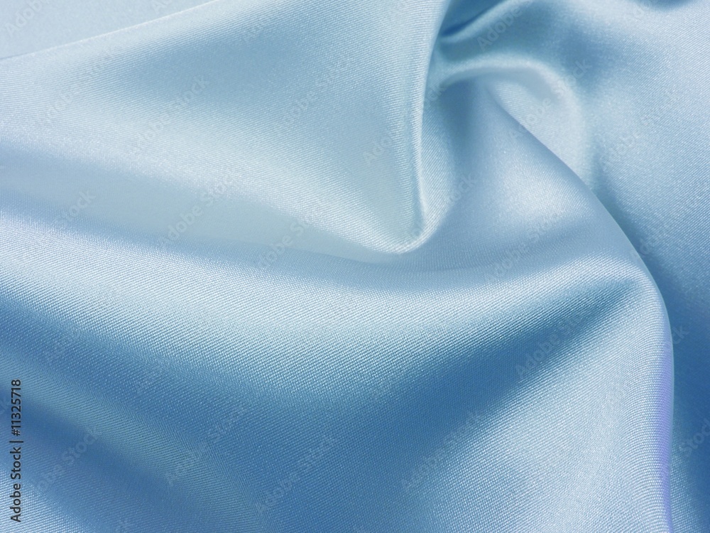 Fototapeta premium Silk blue drapery