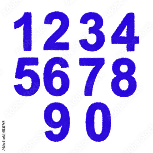 Blue Furry Numbers