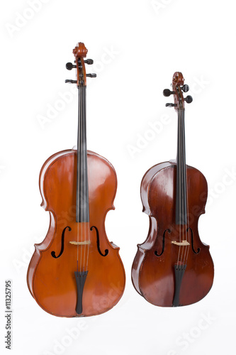 Two violoncellos