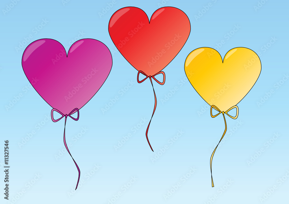 Heart balloons Heart balloons