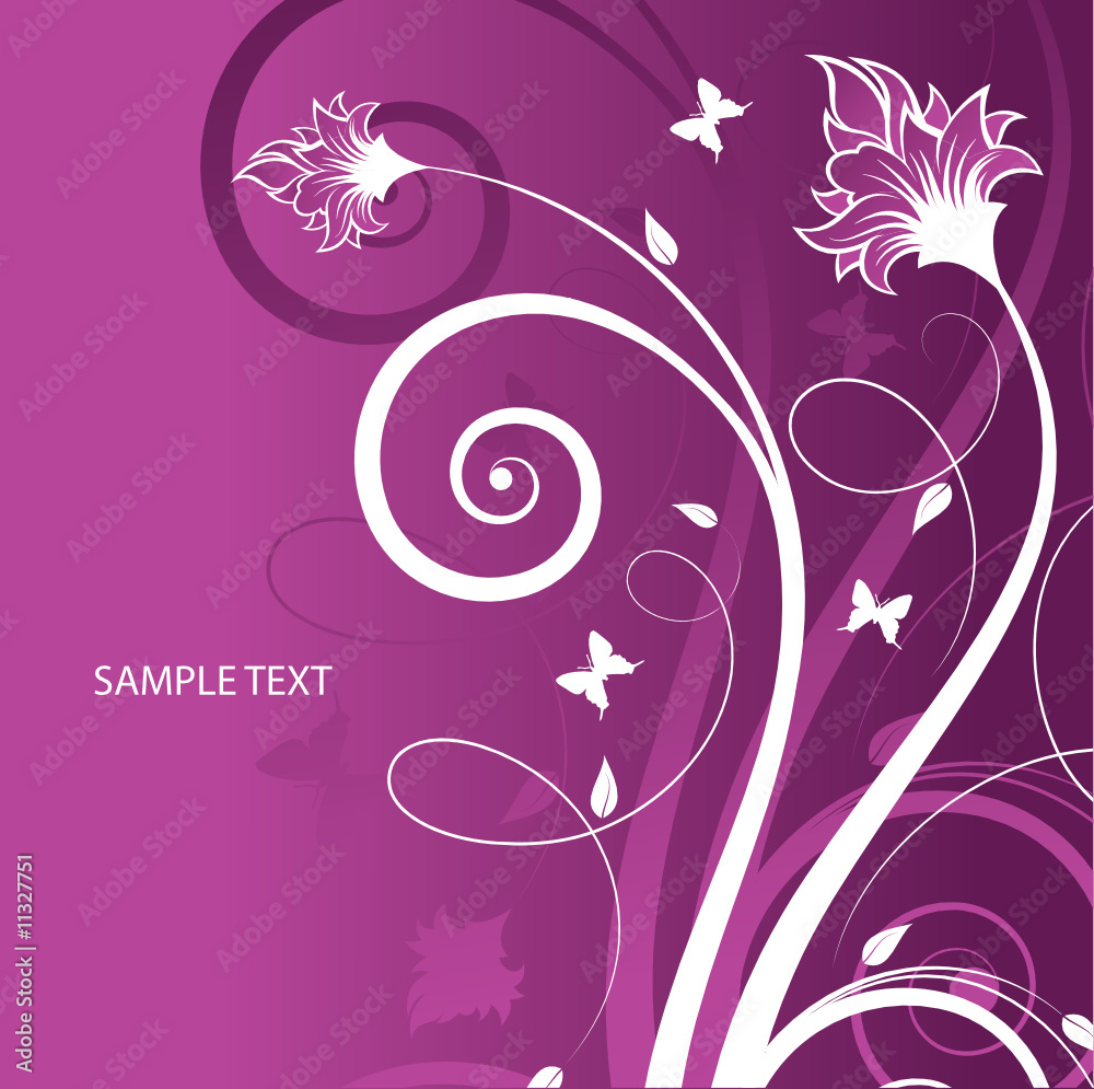 abstract floral background with space for text abstract floral background with space for text