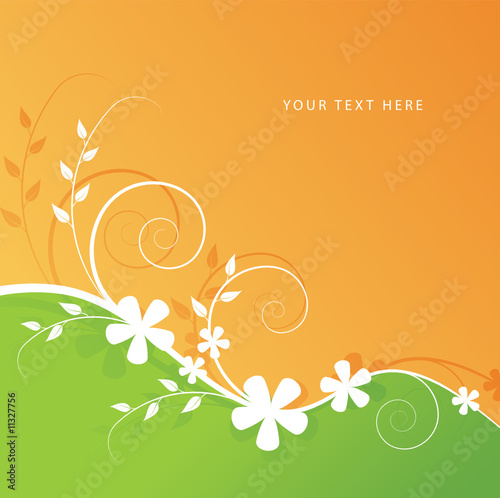 Abstract floral background