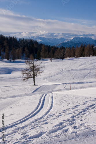 a winter mountains