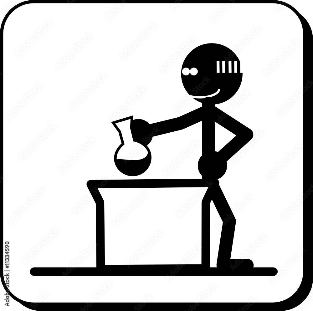 Labor Piktogramm Stock Vector | Adobe Stock