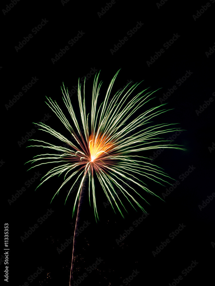 fireworks on black fireworks on black