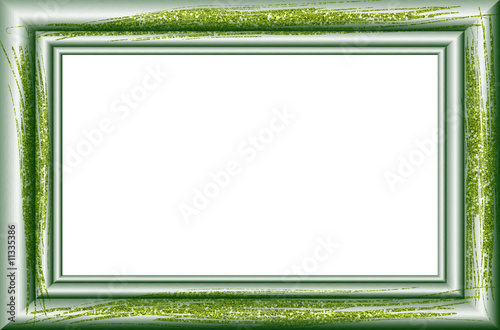 cadre brillants vert