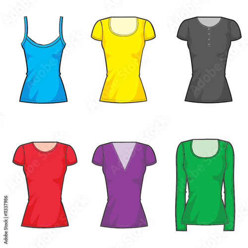 women's fashion t-shirt collection set