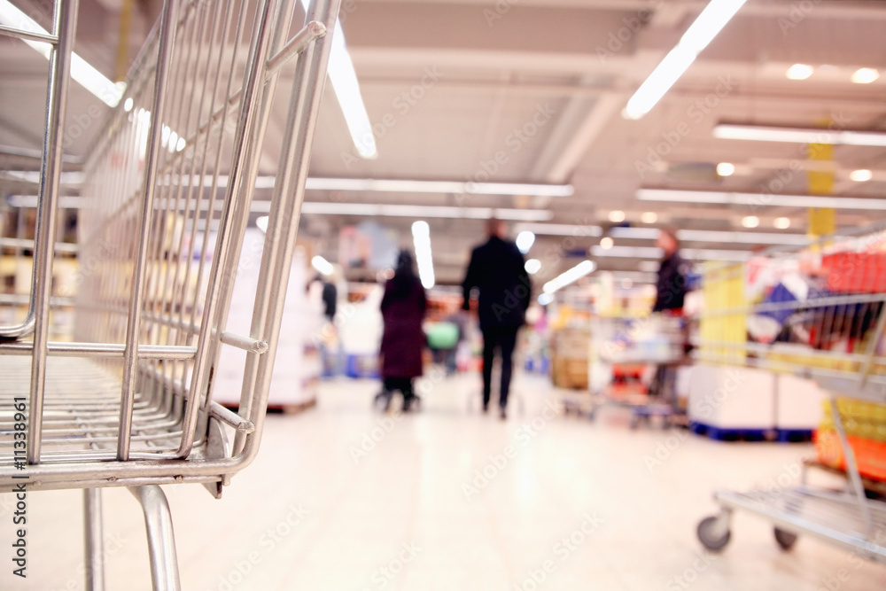 Obraz premium Shopping people