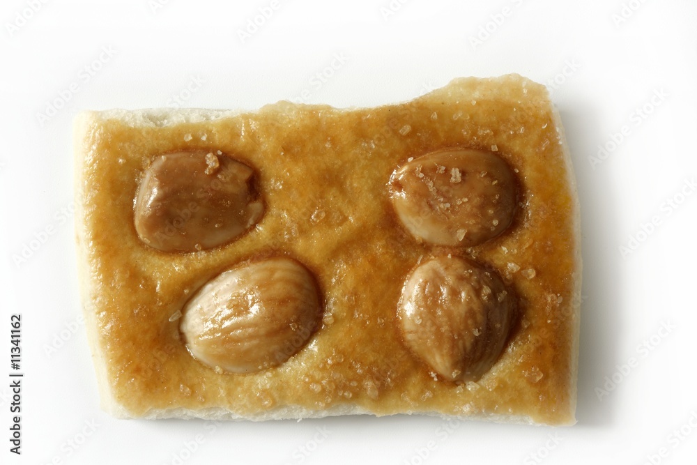 Almond salted golden bakery texture