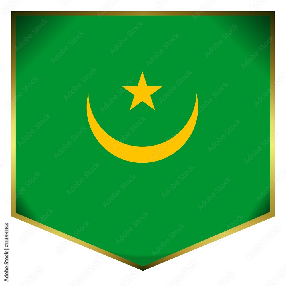 drapeau ecusson mauritanie mauritania flag drapeau ecusson mauritanie mauritania flag