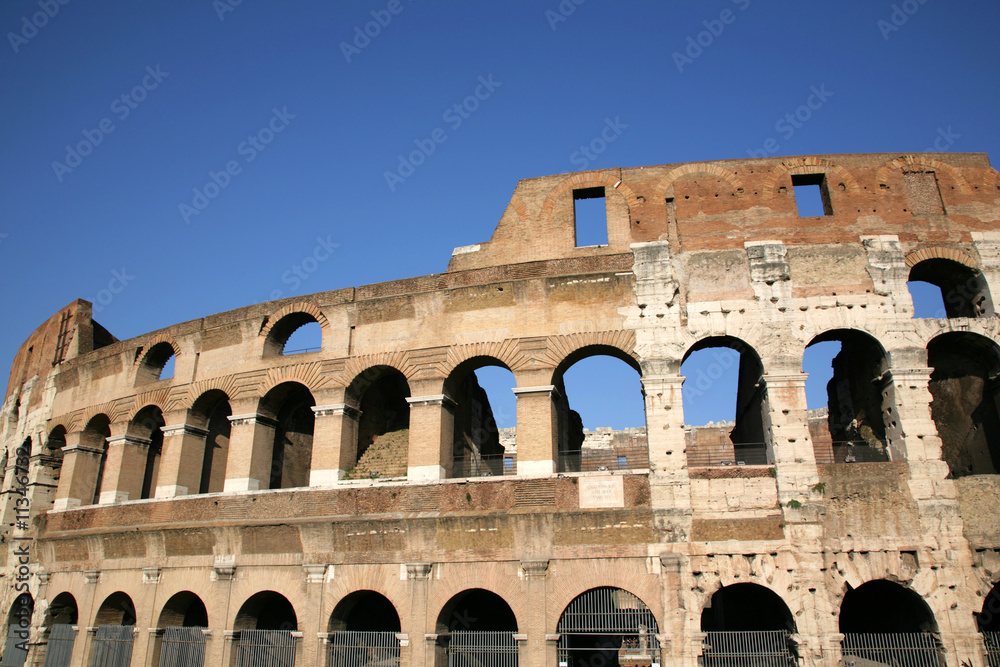 Old walls of Coliseum