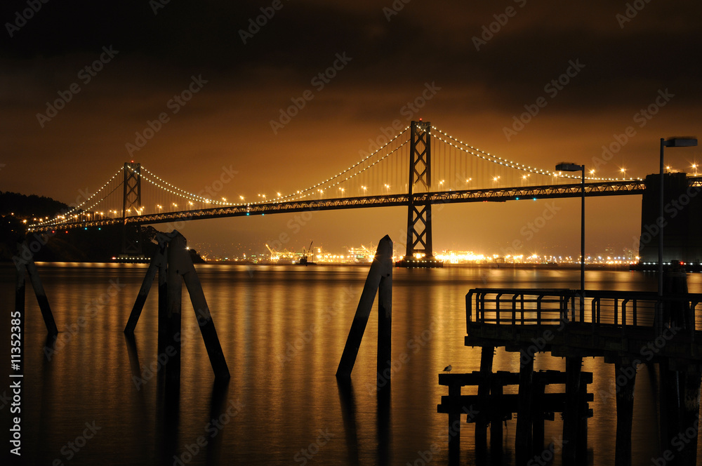 Fototapeta premium Bay Bridge by Night