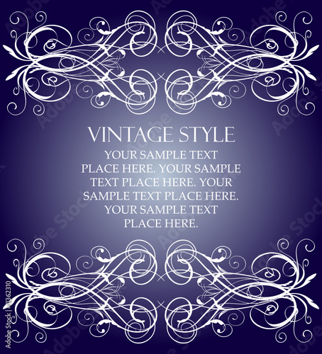 abstract vintage frame