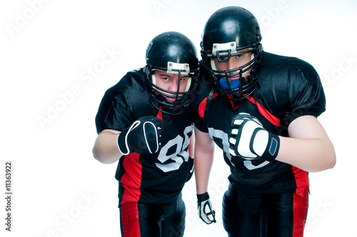 Two American football players © kiri
