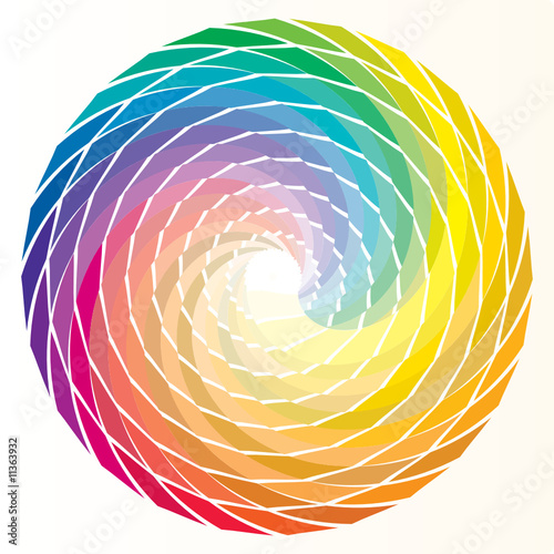 spiral rainbow