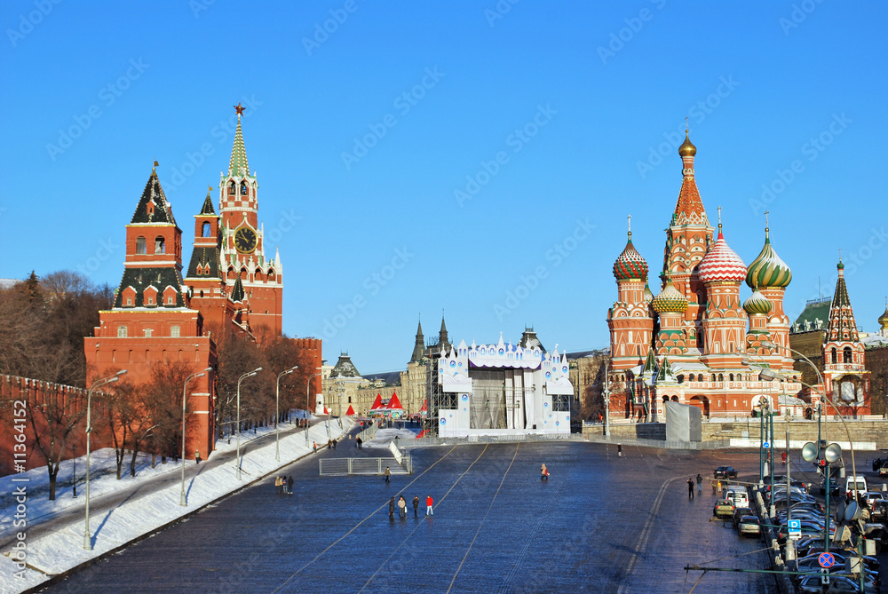 Le kremlin et Saint Basile